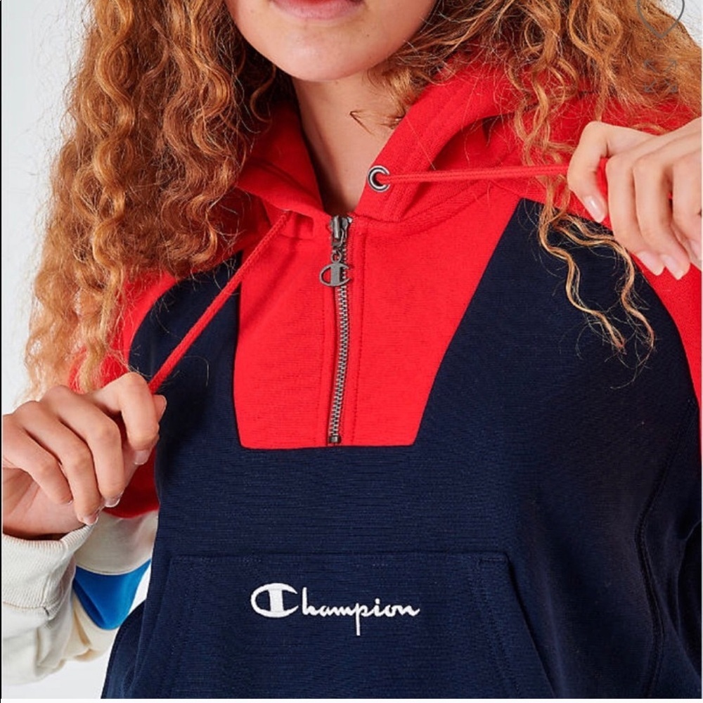 NWT Champion cropped hoodie - Picture 5 of 8